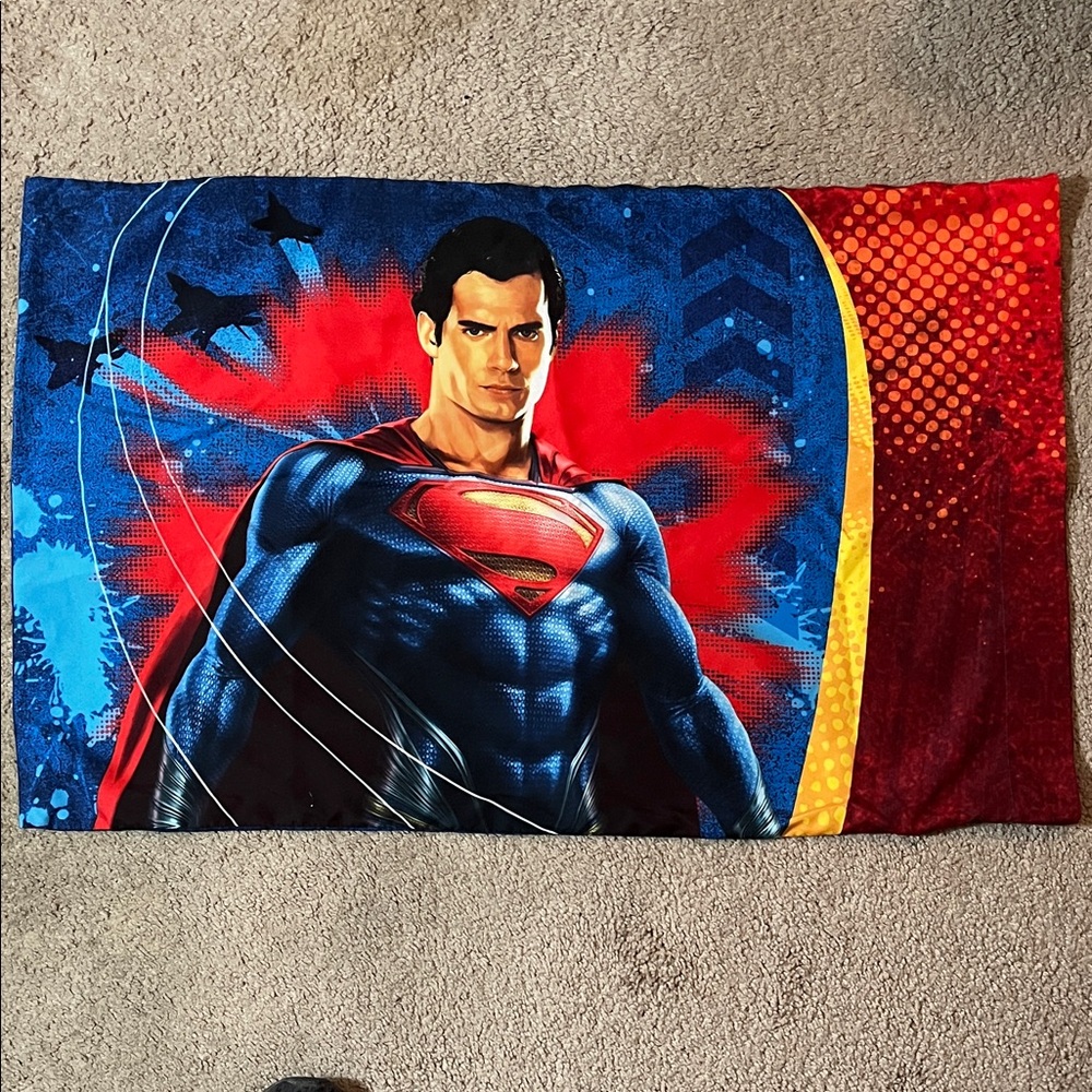 Superman Graphic standard pillow case